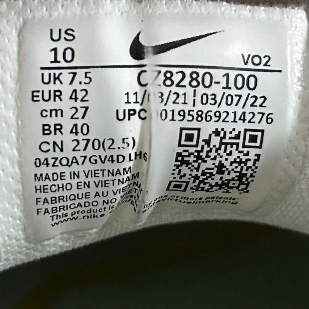 Nike Metcon 7 CZ8280-100 Women’s Sz 10 White Mint Green Training Gym Shoes Used